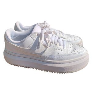 Nike Court Vision Alta LTR Women's Size 9 US Triple White Sneakers